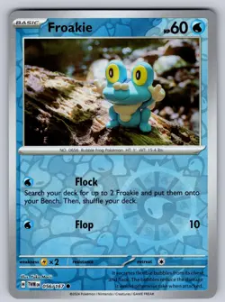 Froakie 056/167 Reverse Holo Common Twilight Masquerade Pokemon Near Mint - Image 1