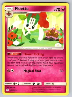 Floette 151/236 Uncommon Cosmic Eclipse Pokemon Near Mint - Image 1