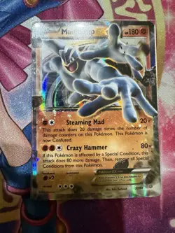 Machamp EX 37/98 - Pokemon TCG Ancient Origins XY Ultra Rare Card LP - Image 1