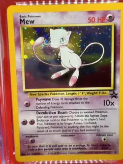 CGC 9 MINT MEW w 🌀- Holo Black Star Promo Pokemon League #9 TCG (2000) Vintage - Image 2