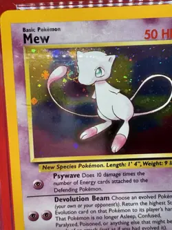 CGC 9 MINT MEW w 🌀- Holo Black Star Promo Pokemon League #9 TCG (2000) Vintage - Image 3
