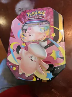 Pokemon Mega Evolution Mega Moonlit Tin Box CLEFABLE Sealed with 4 Booster Packs - Image 1