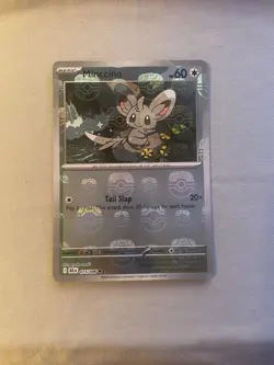 Pokemon TCG Minccino 075/086 (Master Ball Pattern) Sv: Black Bolt Holo NM/M ENG - Image 1
