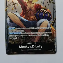 One Piece Monkey.D.Luffy P-075 One Piece Card Game Promo LP - Image 3