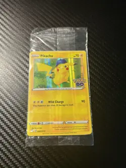 SEALED Pikachu 028/078 Pokemon GO Holo Rare Card - Image 2