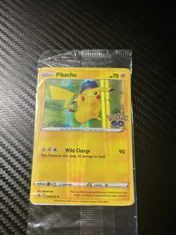 SEALED Pikachu 028/078 Pokemon GO Holo Rare Card - Image 5