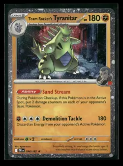 Team Rocket's Tyranitar - 096/182 - cosmos Holo - Promo Miscellaneous Cards & - Image 1