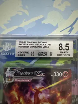 BGS 9.5 Charizard VMax Promo SWSH261 Pokemon TCG #261 UPC Black Star - Image 3
