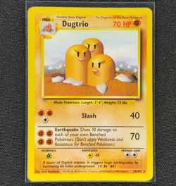 Dugtrio - 19/102 - Rare - Base Set - Pokemon Card - VLP - Image 1
