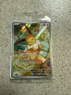 Eevee 173 Sv: Scarlet & Violet Promo Cards Holo (SEALED ON SPOT FRONT CENTERING - Image 1