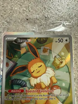 Eevee 173 Sv: Scarlet & Violet Promo Cards Holo (SEALED ON SPOT FRONT CENTERING - Image 2