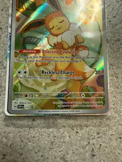 Eevee 173 Sv: Scarlet & Violet Promo Cards Holo (SEALED ON SPOT FRONT CENTERING - Image 3
