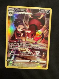 Ariados TG09/TG30 Trainer Gallery Ultra Rare Holo Card Brilliant Stars Near Mint - Image 1