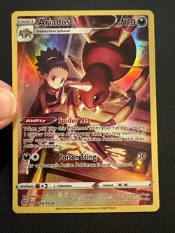 Ariados TG09/TG30 Trainer Gallery Ultra Rare Holo Card Brilliant Stars Near Mint - Image 2
