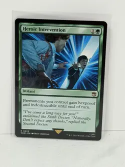 Heroic Intervention Instant, Doctor Who, Regular 2023 MTG Magic The Gathering - Image 1