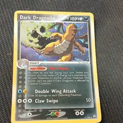 Pokemon TCG Dark Dragonite 015/109 EX Team Rocket Returns Holo Rare English 2004 - Image 1