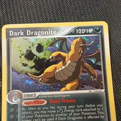 Pokemon TCG Dark Dragonite 015/109 EX Team Rocket Returns Holo Rare English 2004 - Image 5
