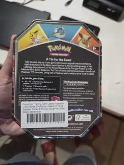 Pokemon 2021 Eevee Evolutions Jolteon V Tin Sealed - Image 2