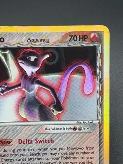 Mewtwo #12 Ex Delta Species Holo Rare Pokemon 2005 LP+ - Image 5
