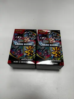 Pokemon TCG Mega Evolution Chaos Rising Booster Bundles X2 - Sealed - Image 1