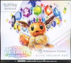 SWSH Prismatic Evolutions POKEMON CENTER ETB Elite Trainer Box SEALED (11 Packs) - Image 1