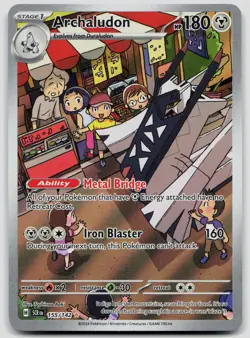 Archaludon 155/142 Stellar Crown Pokemon NM - Image 1