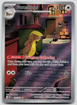 Gumshoos 153/132 Mega Evolution Pokemon NM - Image 1