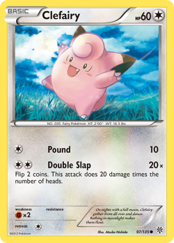 CLEFAIRY 97/135 C PLASMA STORM POKEMON LP - Image 1