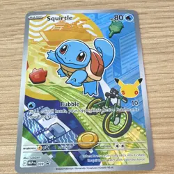 Pokemon Squirtle 039 Mega Evolution Promo Promo Holo Basic 80HP English 2026 - Image 1