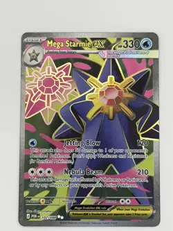Mega Starmie ex 102/088 Perfect Order Full Art Ultra Rare Pokemon TCG NM - Image 1