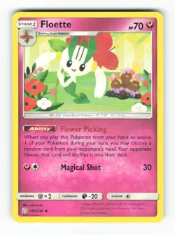 Floette 151/236 Uncommon Cosmic Eclipse Pokemon Near Mint - Image 1
