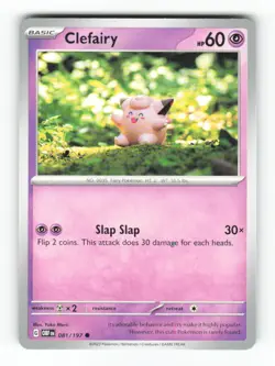 Clefairy 081/197 Common Obsidian Flames Pokemon Near Mint - Image 1