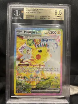 BGS 9.5 Gem Mint - Pikachu ex - 238/191 - Surging Sparks - Pokemon TCG - Image 1
