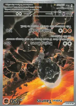 Paldean Tauros 218/193 Illustration Rare Paldea Evolved Pokemon Lightly Played - Image 1
