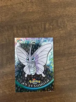 2000 Topps Chrome Pokemon TV Animation Edition Venomoth #49 (Teardrop holo) - Image 1