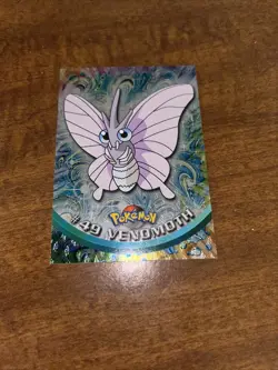 2000 Topps Chrome Pokemon TV Animation Edition Venomoth #49 (Teardrop holo) - Image 3