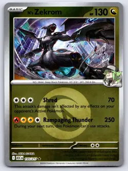 N'S ZEKROM 155/217 ENERGY REVERSE HOLO ME: ASCENDED HEROES NEAR MINT - Image 1