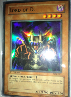 2002 Vintage Yu-Gi-Oh! Lord of D. 1st Ed Ultra Rare Holo PSA 9 MINT - Image 2