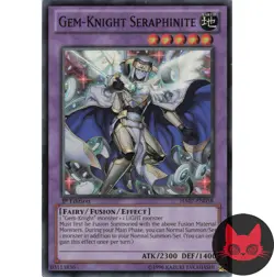 Yugioh Gem-Knight Seraphinite HA07-EN058 Super Rare 1st Edition LP - Image 1