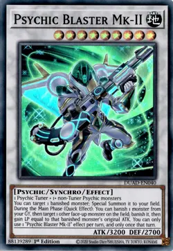 Psychic Blaster Mk-II Super Rare Synchro Monster 1st Edition Duelist's Advance - Image 1