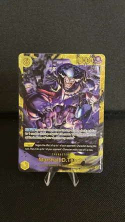 One Piece TCG Marshall D Teach OP16-119 SEC The Time Of Battle OP16 - English NM - Image 1