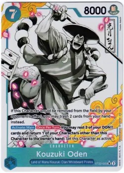 One Piece CCG Kouzuki Oden ST22-005 Alt Art SR - English - NM - Image 1