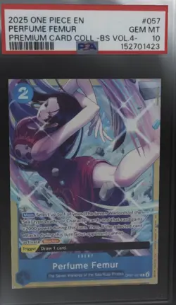 One Piece Boa Hancock Perfume Femur Vol.4 OP07-057 One Piece Foil PSA 10 - Image 1