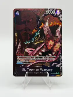 OPTCG Topman Warcury OP13-089 Alternate Art Near Mint One Piece - Image 1