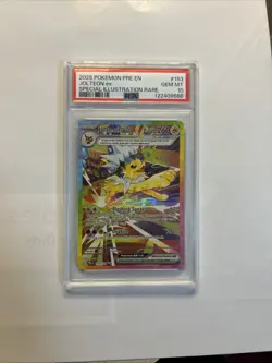 2025 POKEMON PRE-EN Prismatic Evolutions JOLTEON ex 153/131 PSA 10 GEM MINT - Image 1