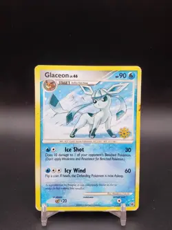 Glaceon 20/100 Holiday Advent Calendar Stamped Promo DMG Pokemon Card - Image 1