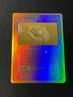 Pokemon Ex Sandstorm Root Fossil Reverse Holo 92/100 - Excellent Condition Card - Image 1