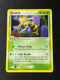 Beedrill┃1/112┃Ex Fire Red & Leaf Green┃Holo Rare┃Pokemon Card┃Near Mint┃English - Image 1