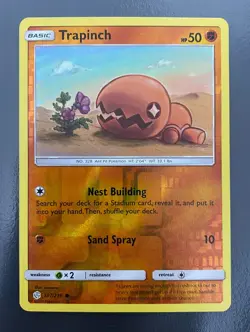 Trapinch 107/236 Reverse Holo Cosmic Eclipse | NM/MT | Pokemon Trading Card TCG - Image 1