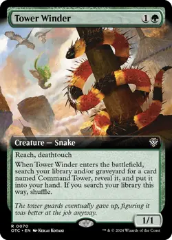 Tower Winder (Extended Art) Commander: Outlaws of Thunder Junction MTG LP card - Image 1